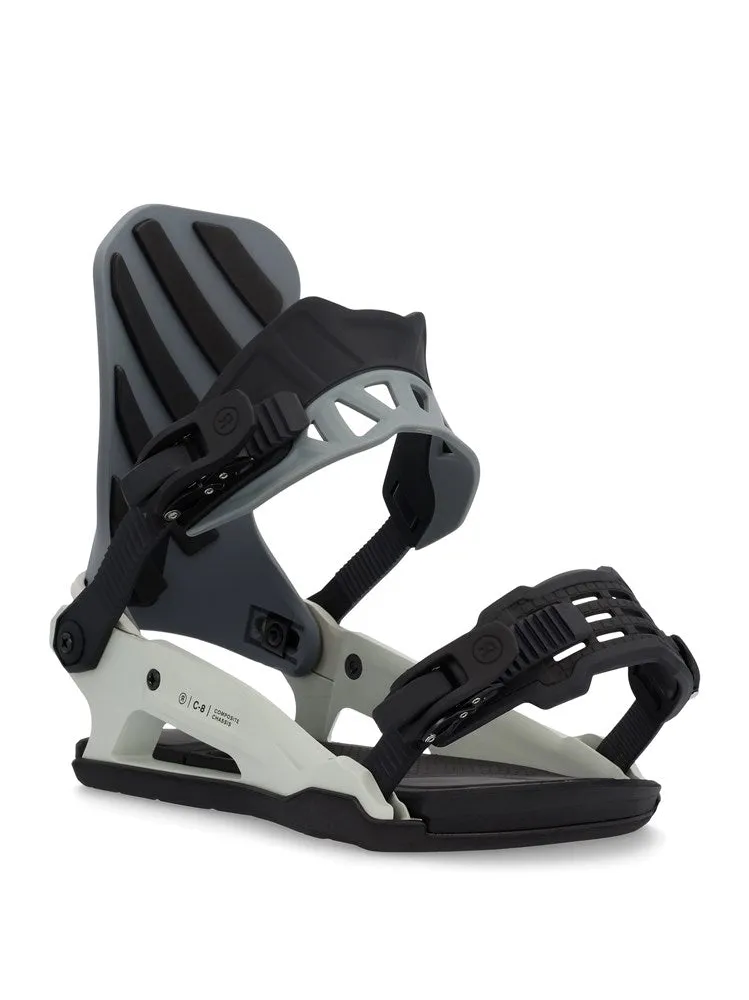 Ride 2023 C-8 Men's Snowboard Bindings Grey