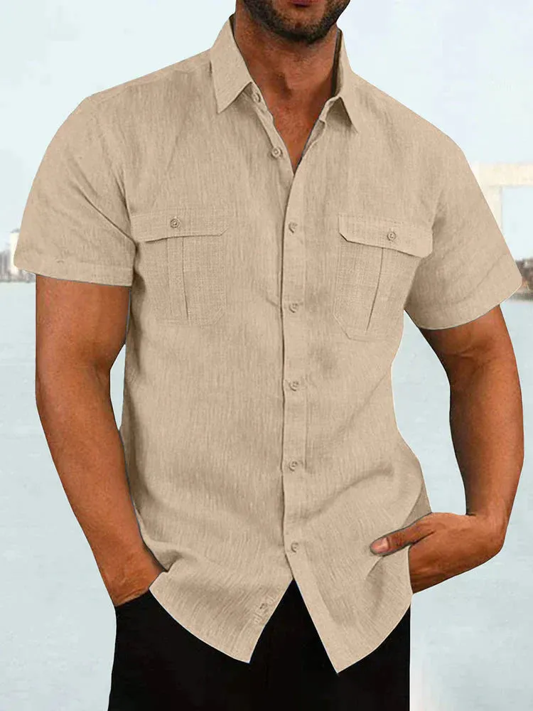 Short Sleeve Shirt With Pockets