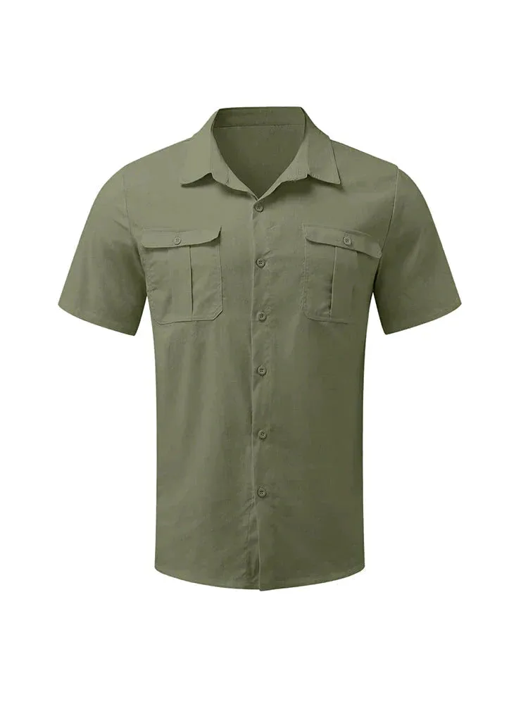 Short Sleeve Shirt With Pockets