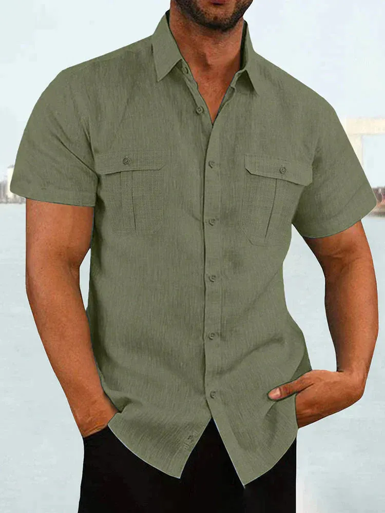 Short Sleeve Shirt With Pockets