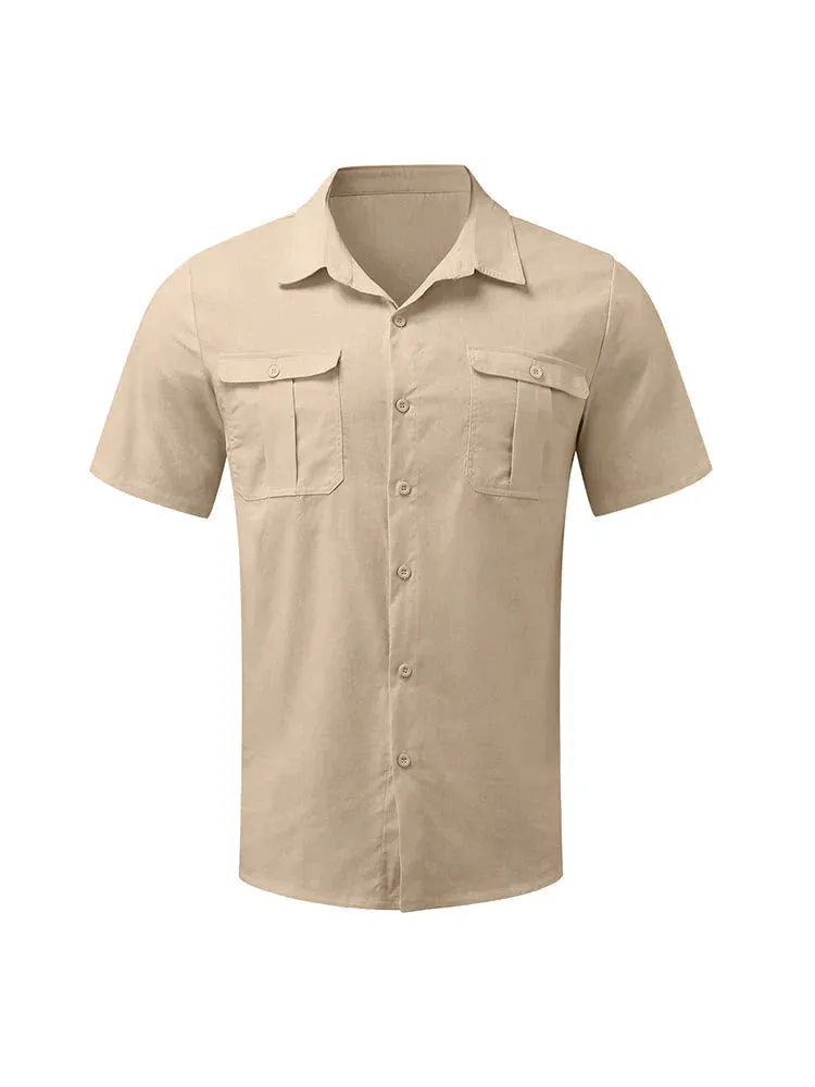 Short Sleeve Shirt With Pockets