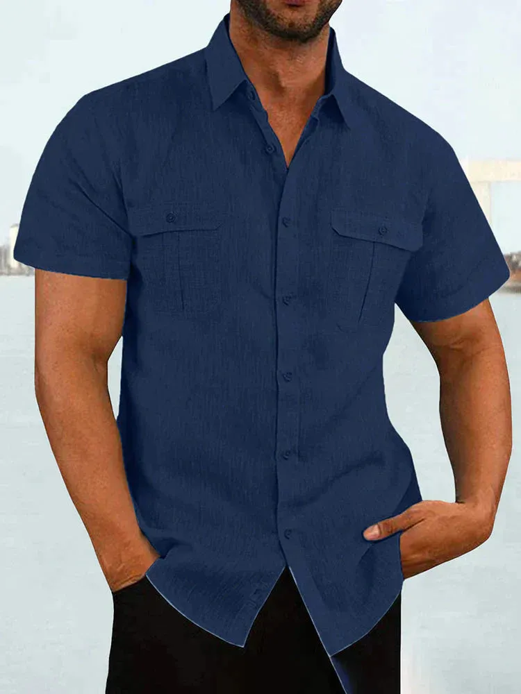 Short Sleeve Shirt With Pockets