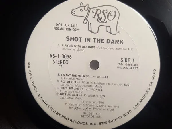 Shot In The Dark (3) - Shot In The Dark (LP, Album, Promo) (VG )