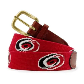 Smathers & Branson Carolina Hurricanes Needlepoint Belt