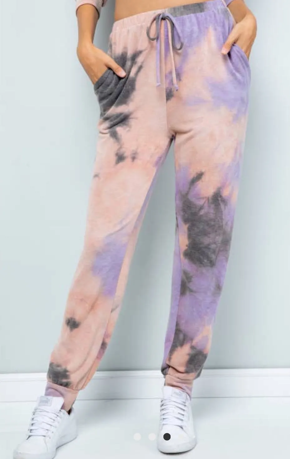 Sweet Lovely by Jen Tie Dye Jogger Lounge Pants