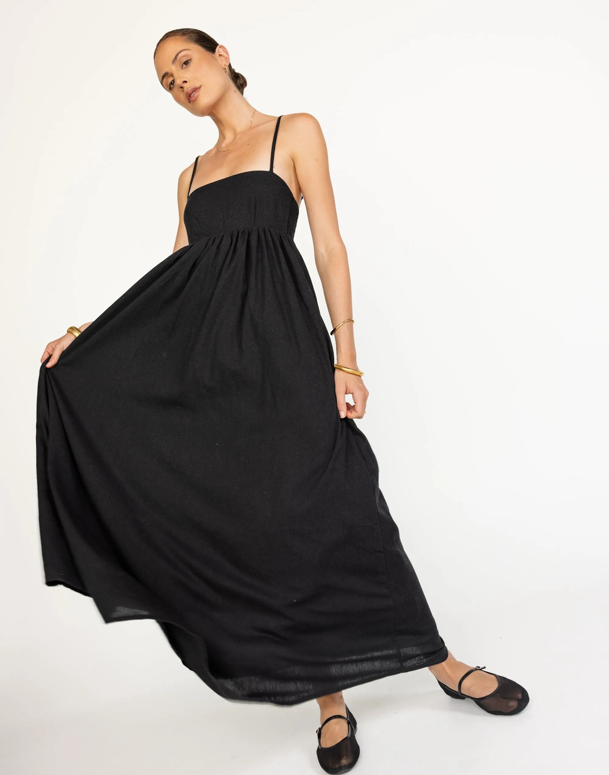 Tarsha Maxi Dress (Black)