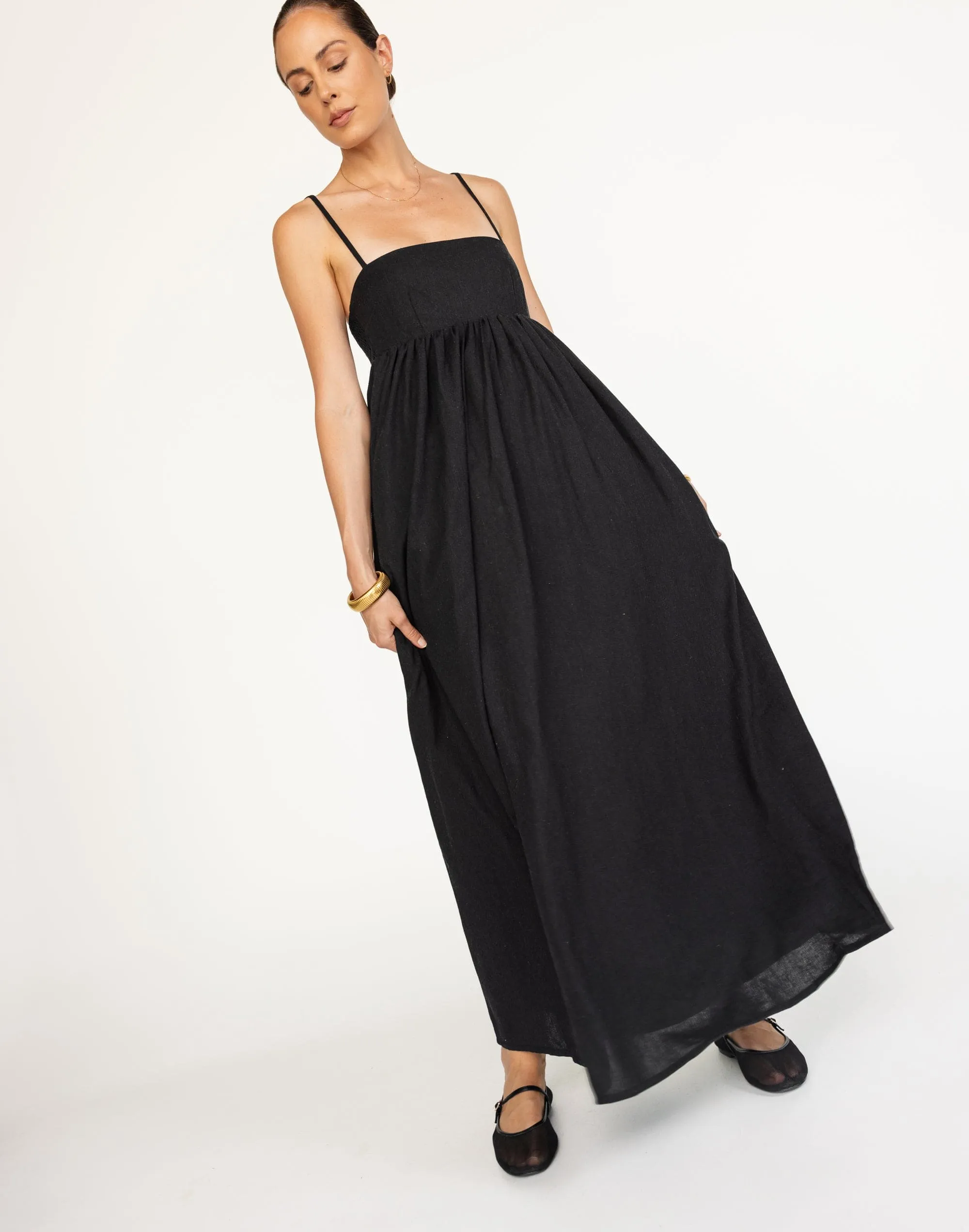 Tarsha Maxi Dress (Black)