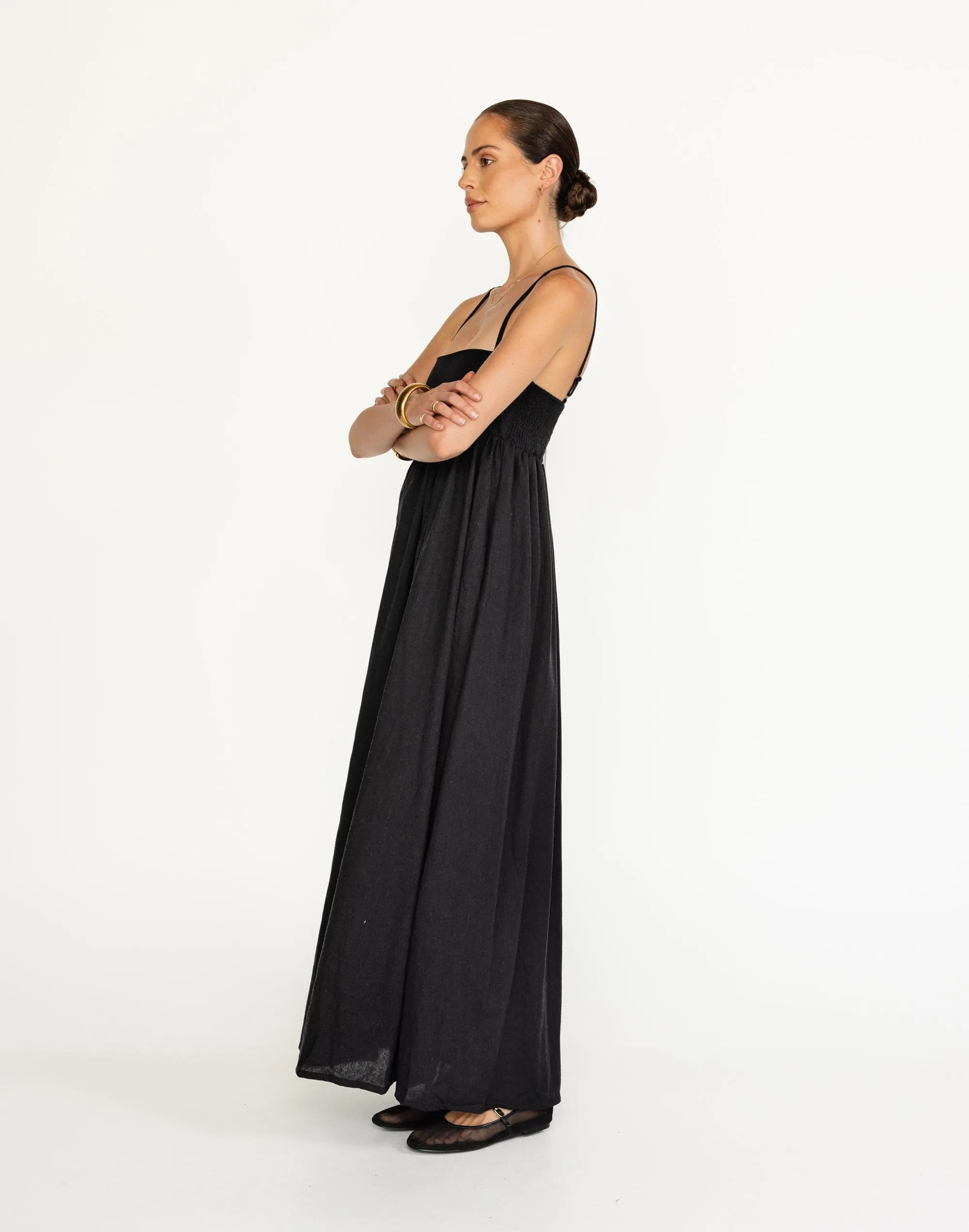 Tarsha Maxi Dress (Black)