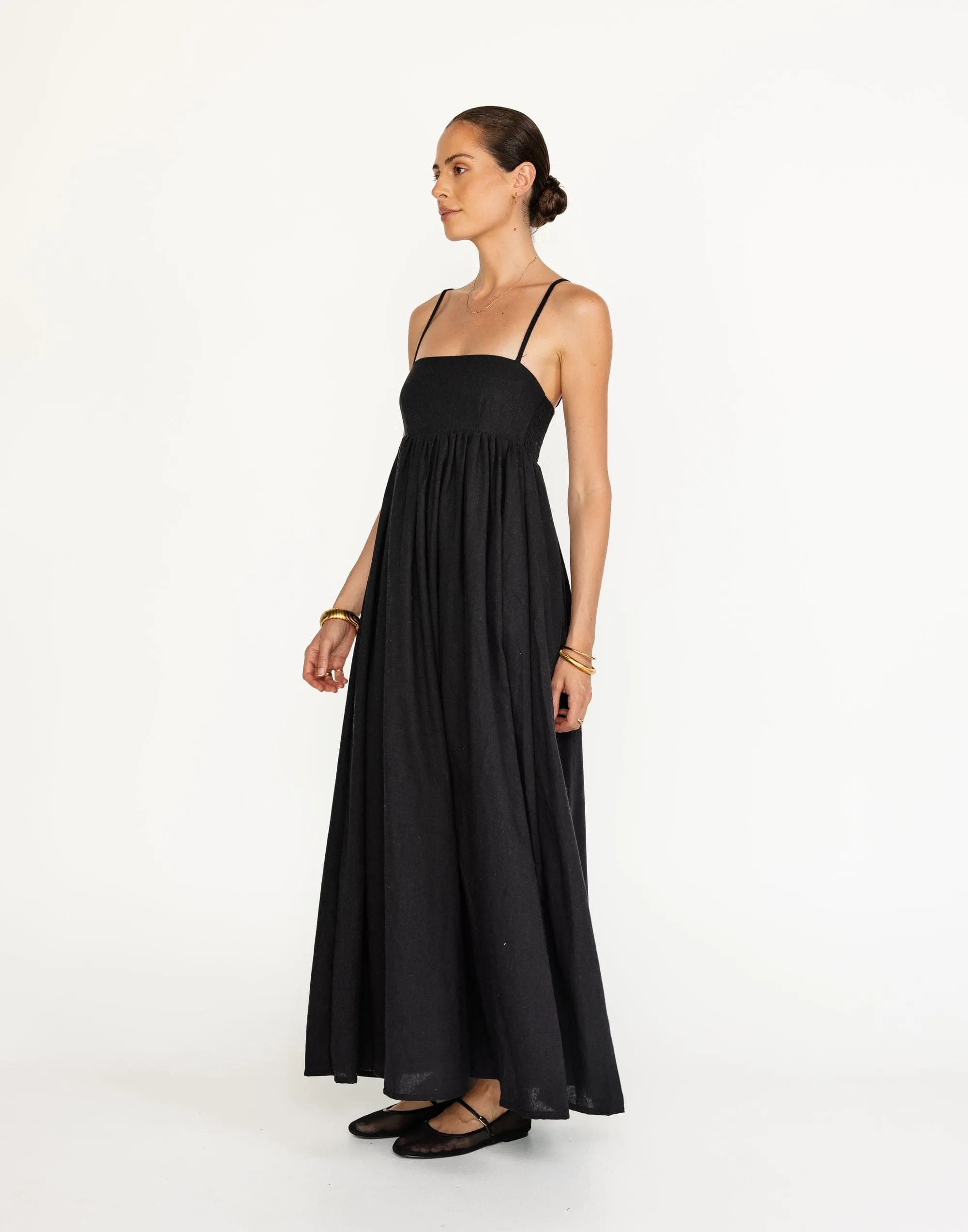 Tarsha Maxi Dress (Black)