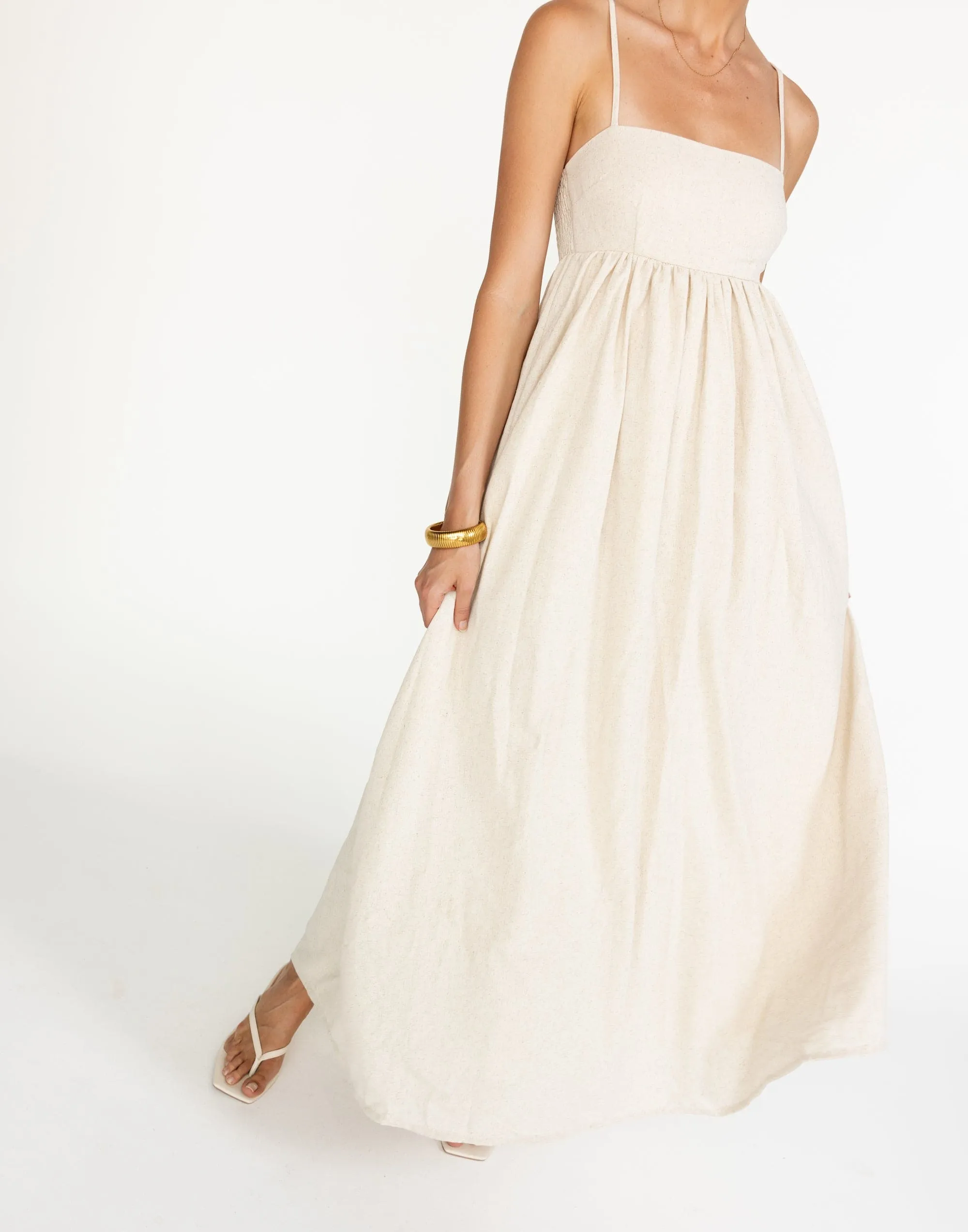 Tarsha Maxi Dress (Oat)