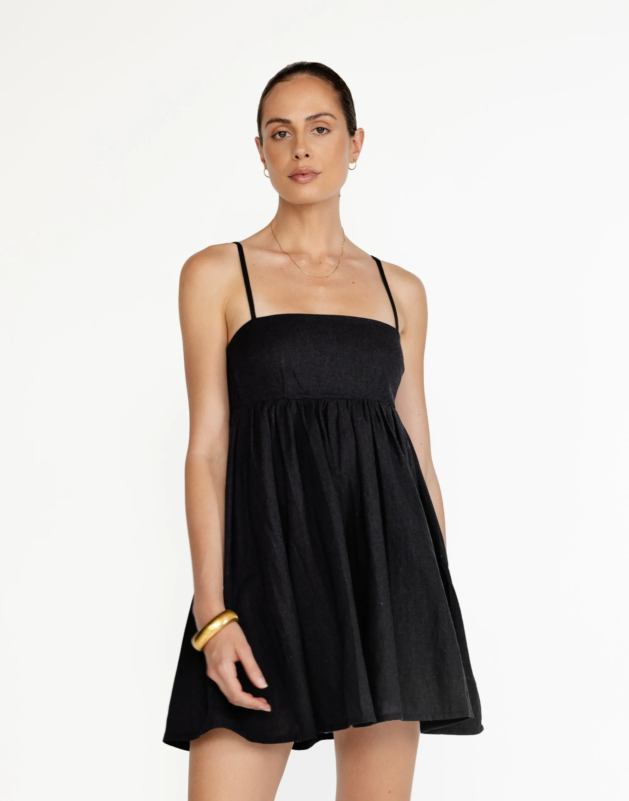 Tarsha Mini Dress (Black)