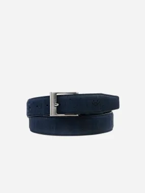 Three-Piece Construction Cork Vegan Belt | Blue