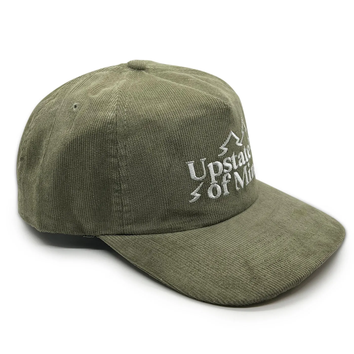 UOM Pine Tree Corduroy Hat - Earthy Olive