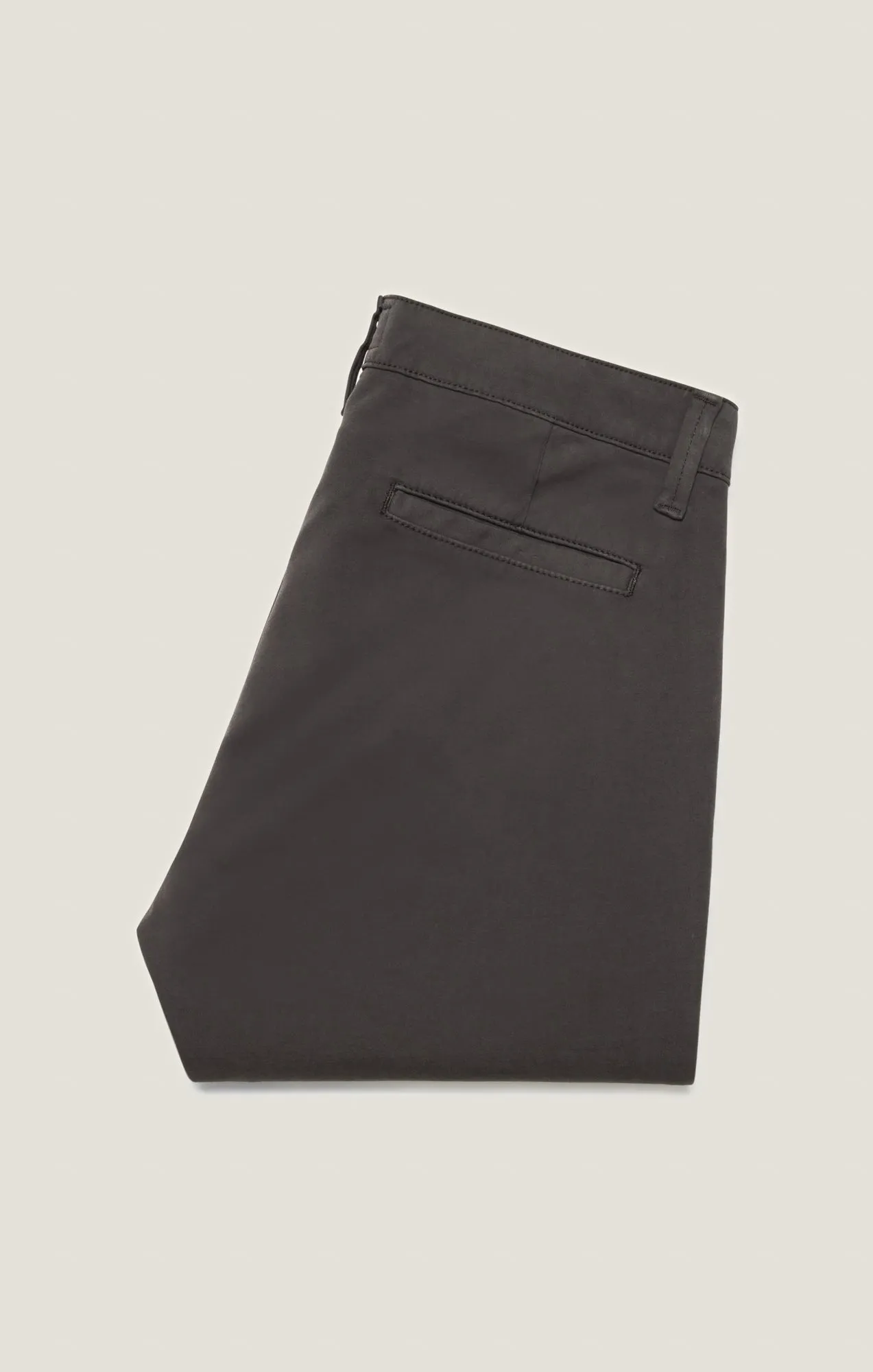 Verona Slim Leg Chino Pants in Dark Grey High Flyer