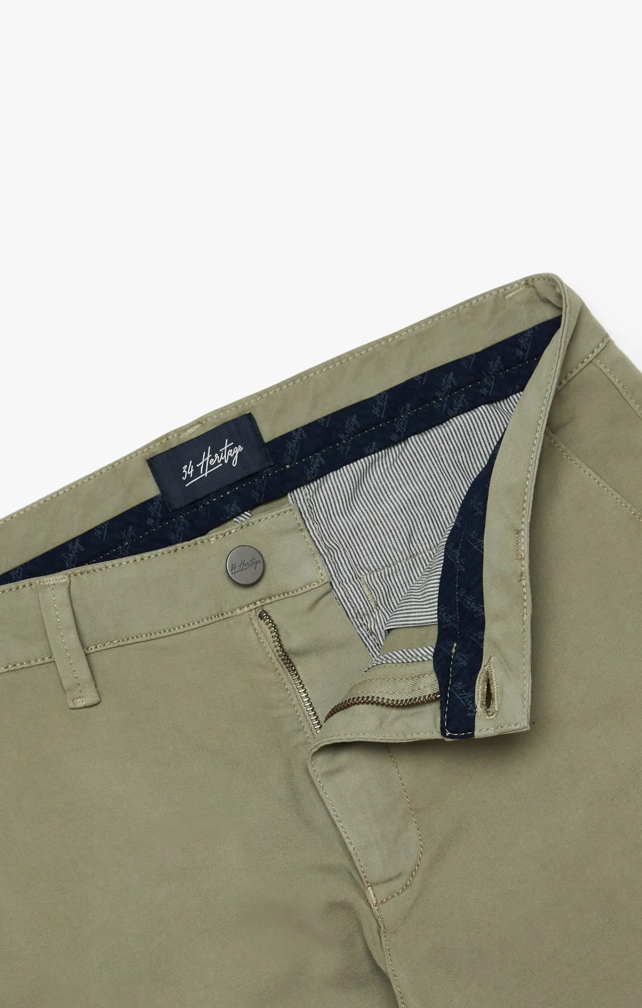 Verona Slim Leg Chino Pants In Vetiver High Flyer