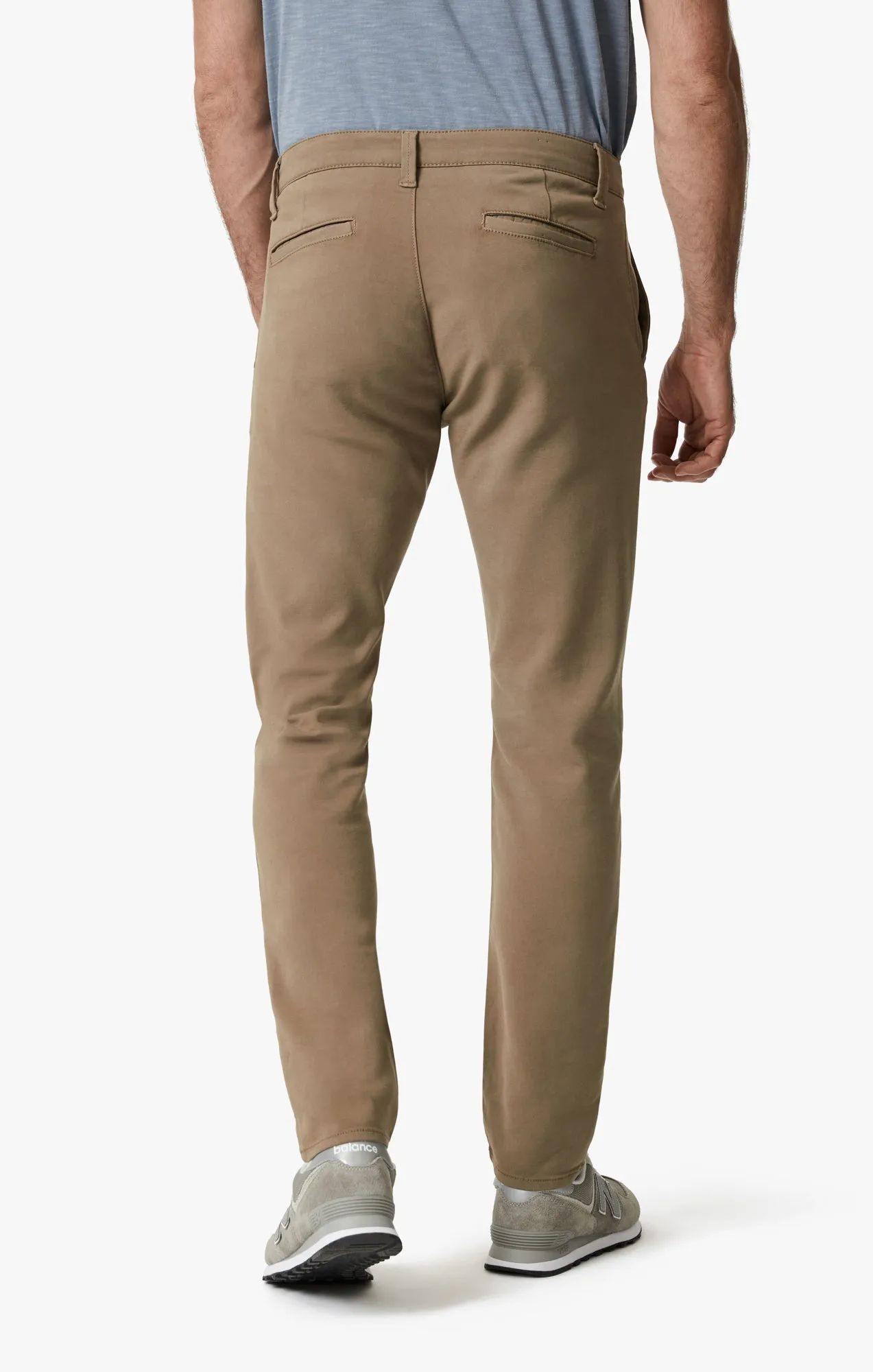 Verona Slim Leg Chino Pants In Walnut High Flyer