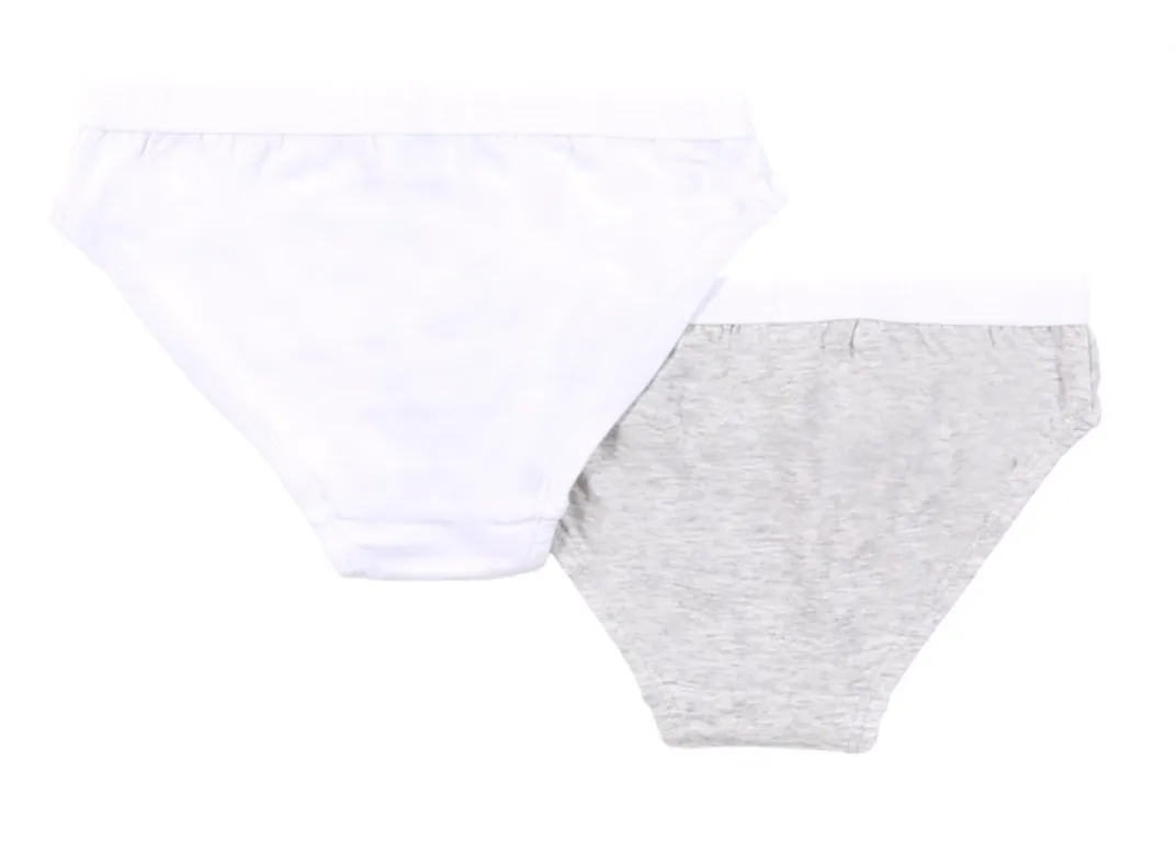 White/Grey Underwear Set