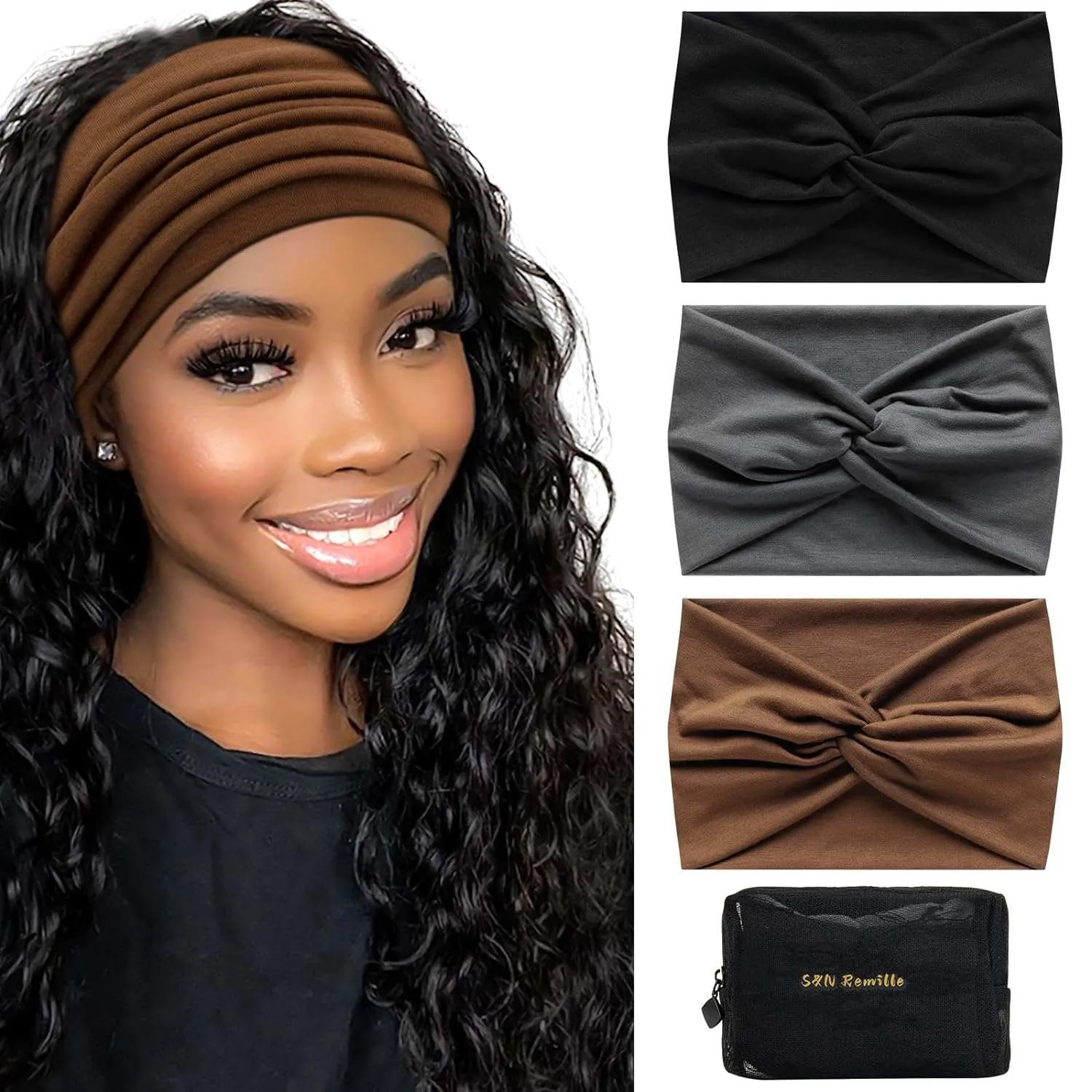 Wide Boho Headbands for Women