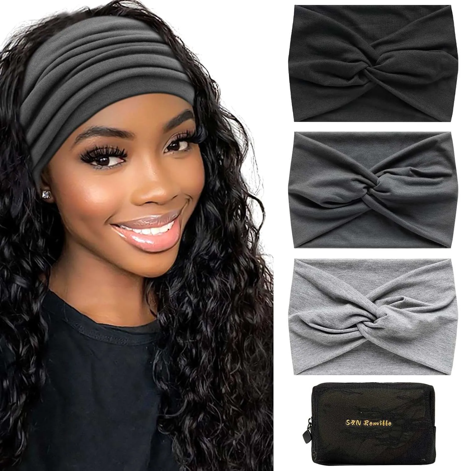 Wide Boho Headbands for Women