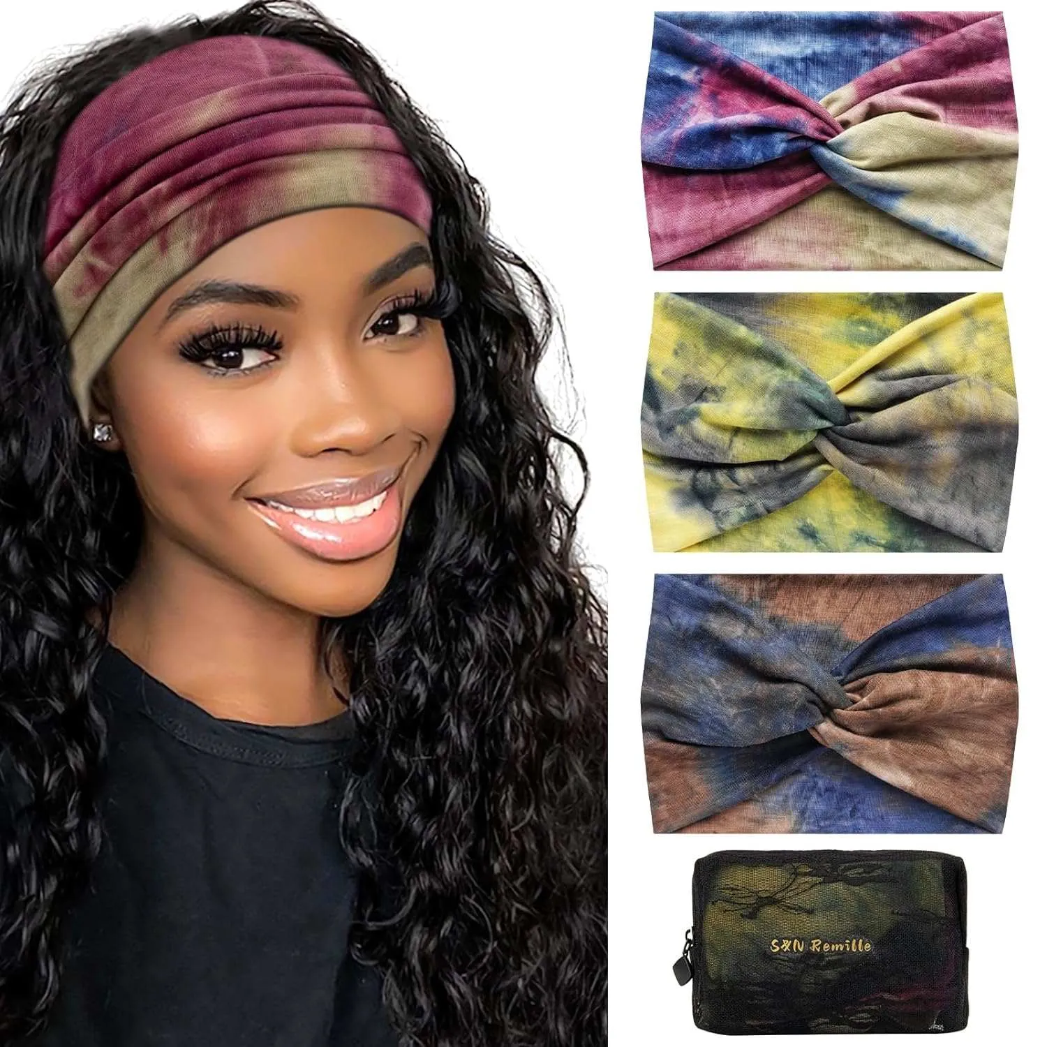 Wide Boho Headbands for Women