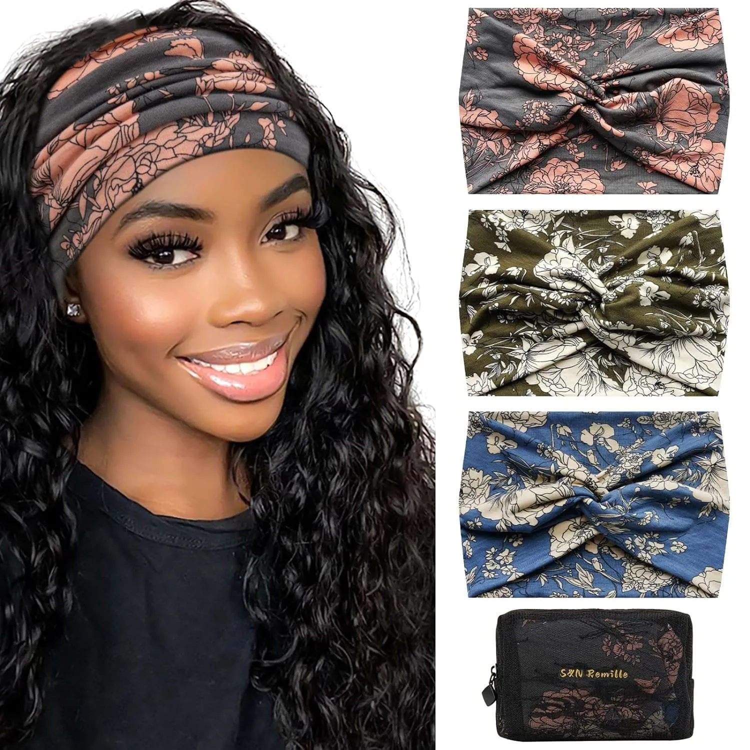 Wide Boho Headbands for Women