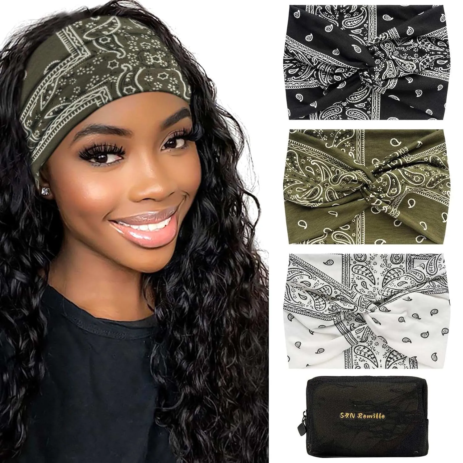 Wide Boho Headbands for Women