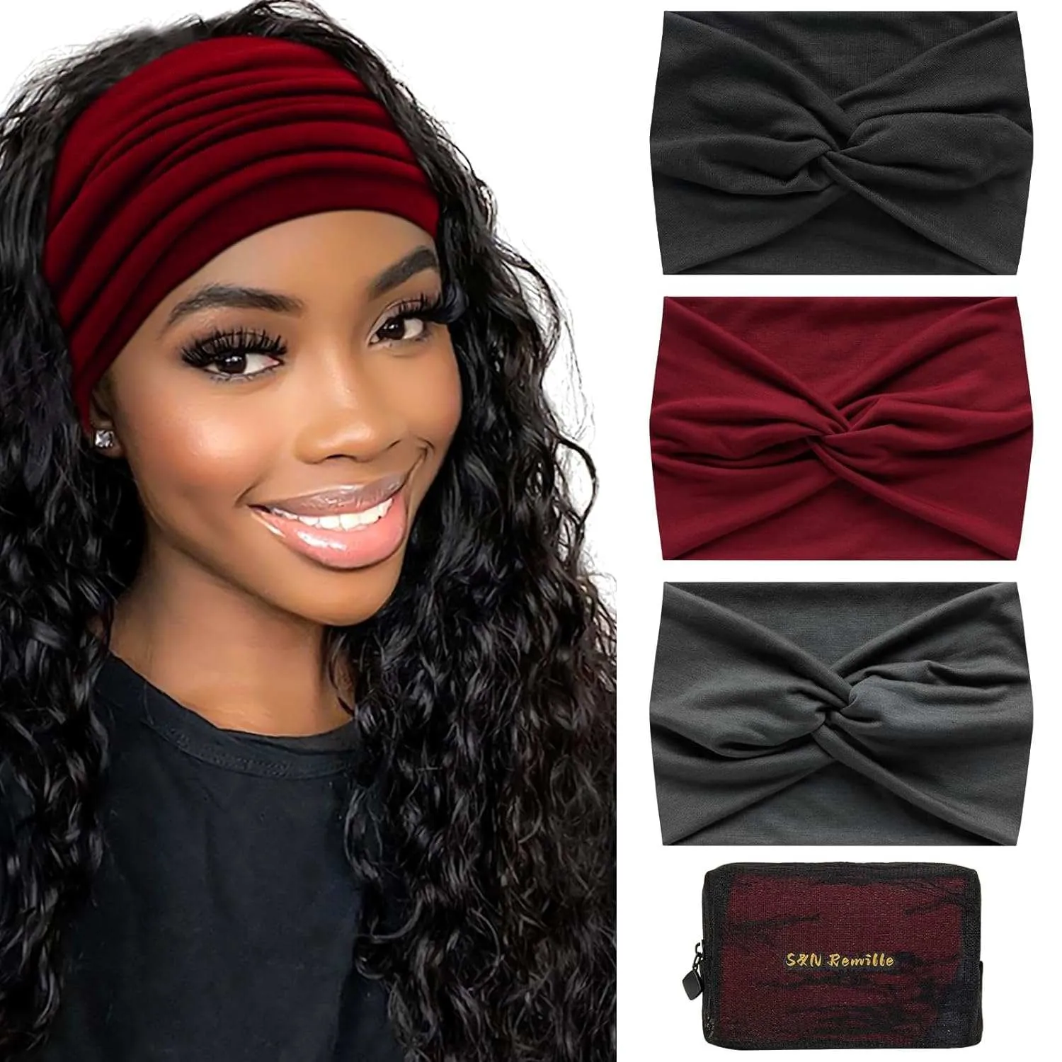 Wide Boho Headbands for Women