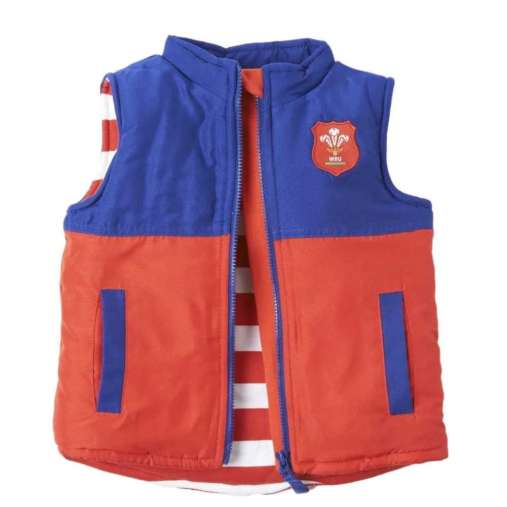 WRU Wales Baby Panel Gilet