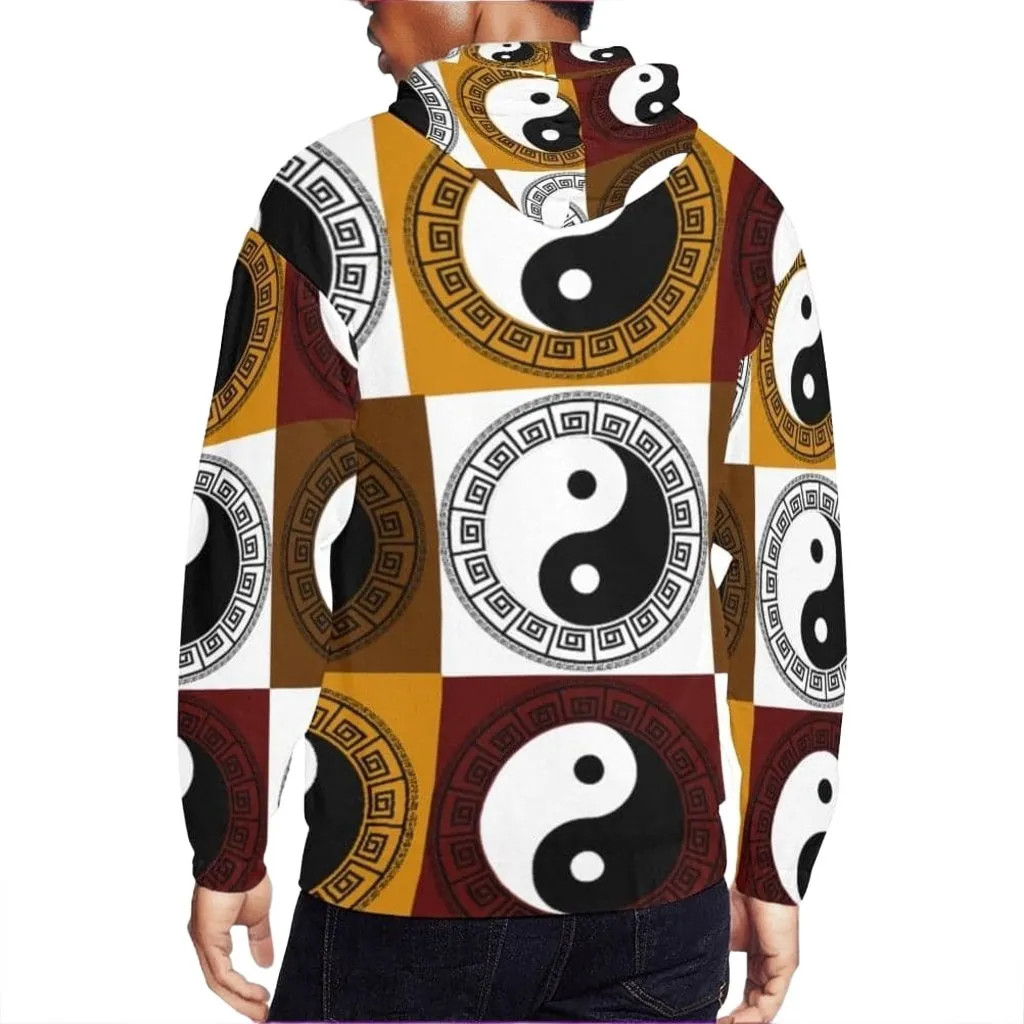 Yin Yang Men's Zip Hoodie