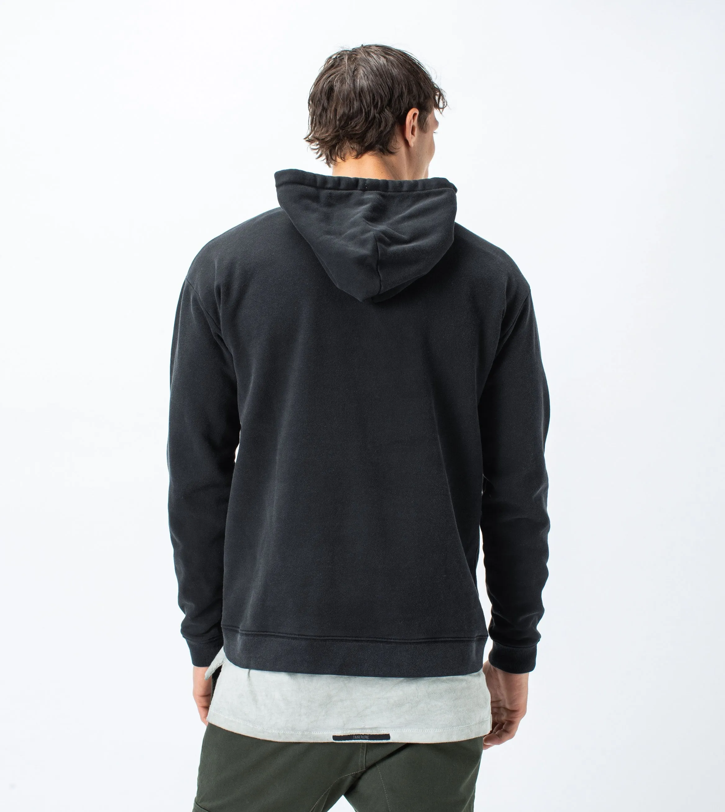 ZANE Rugger Hood Sweat Black